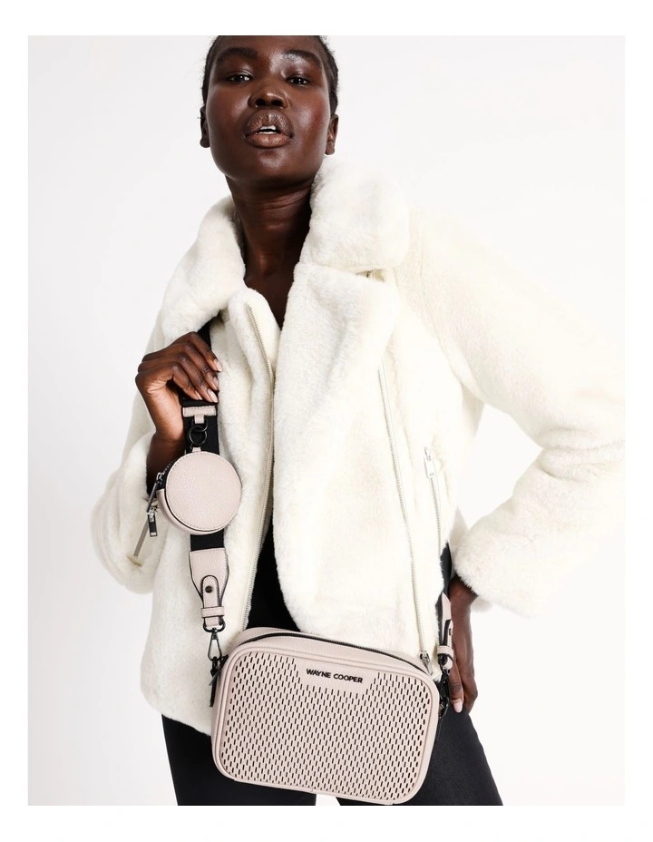 Teagan Crossbody Bag in Taupe