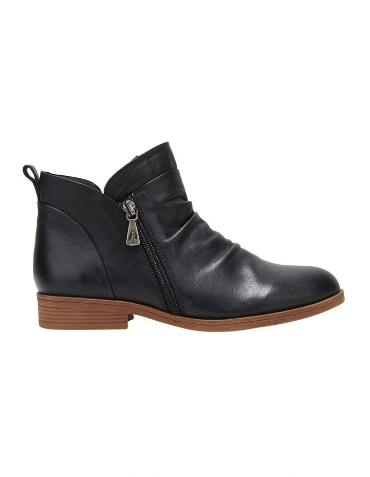 Chalet Black Ankle Boot