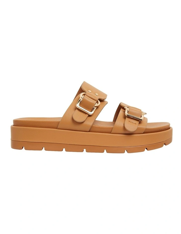 Fiction Tan Smooth Sandals