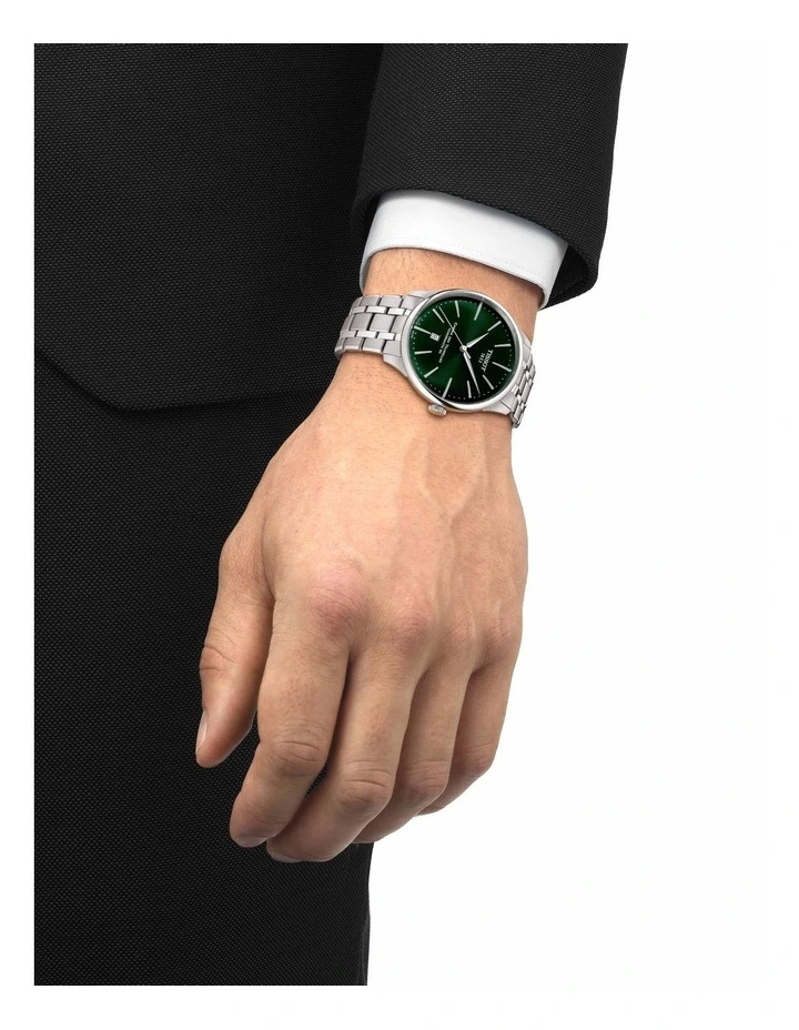 Chemin des Tourelles Powermatic 80 42mm T1394071109100 Watch in Green