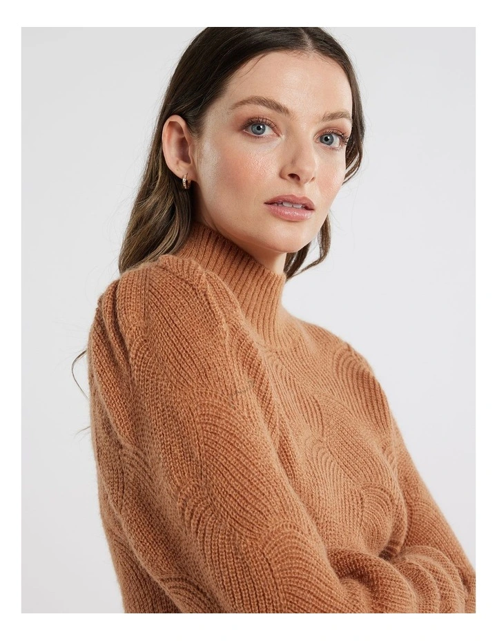 Evelyn Jumper in Camel