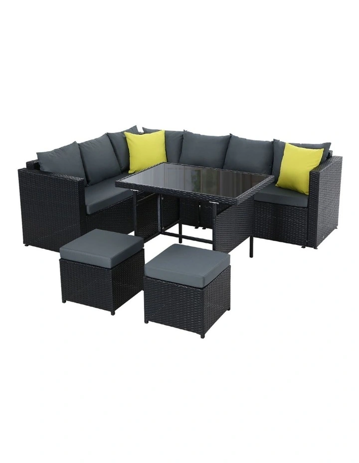 Outdoor Furniture Patio Set Dining Sofa Table Chair Lounge Wicker Garden