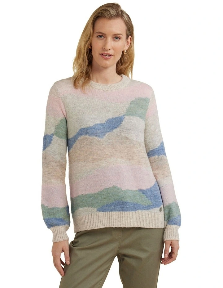 Pastel Clouds Jumper in Multi