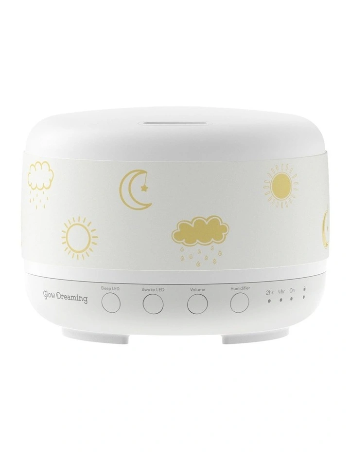 Sun Moon Cloud Sleep Easy Sleeve in White