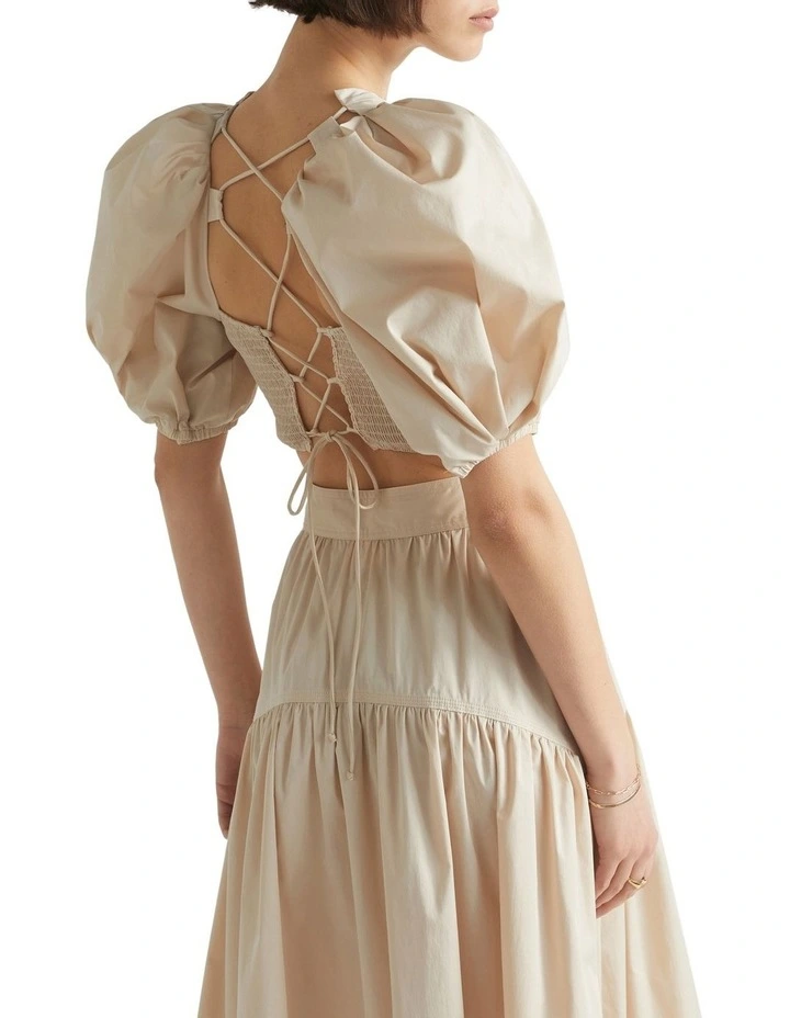 Sateen Tie Back Top