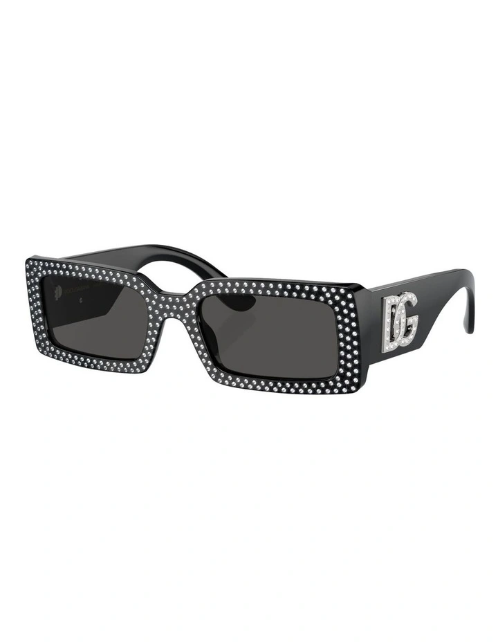 DG4447B Sunglasses in Black