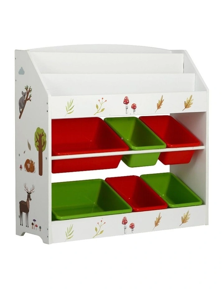 Kids Bookshelf Storage Organiser