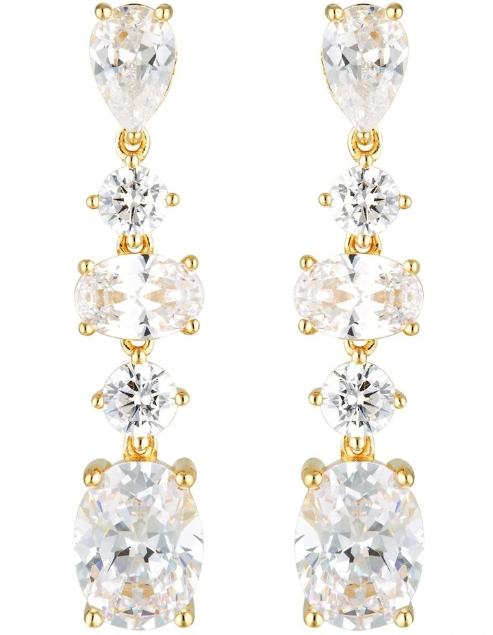 Iconic Bridal Christina Earrings Gold