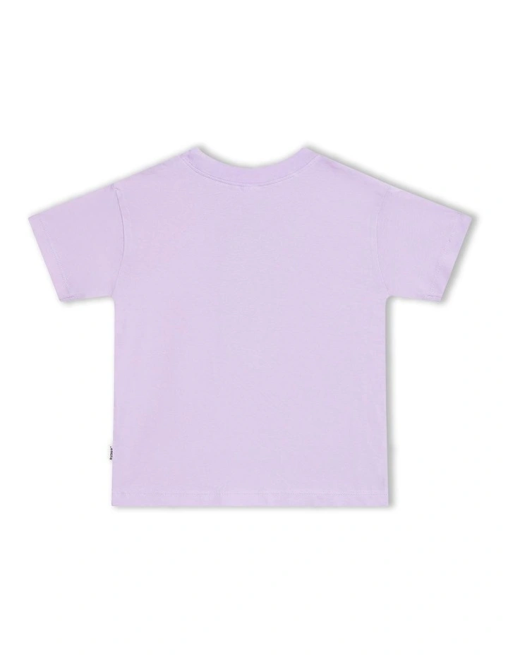Short Sleeve Crew Tee (Sizes 3-10) in Purple