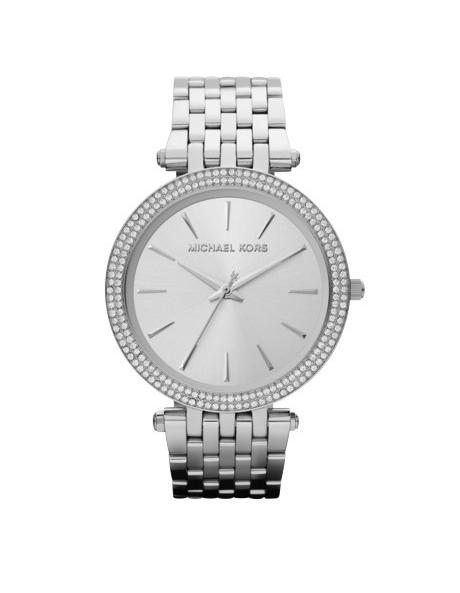 Darci Silver Polished Steel Luxury Watch MK3190