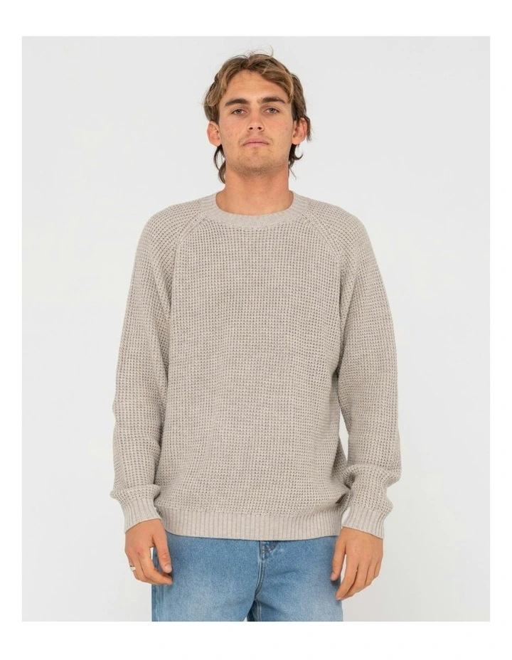 Disposal Crew Neck Knit in Natural
