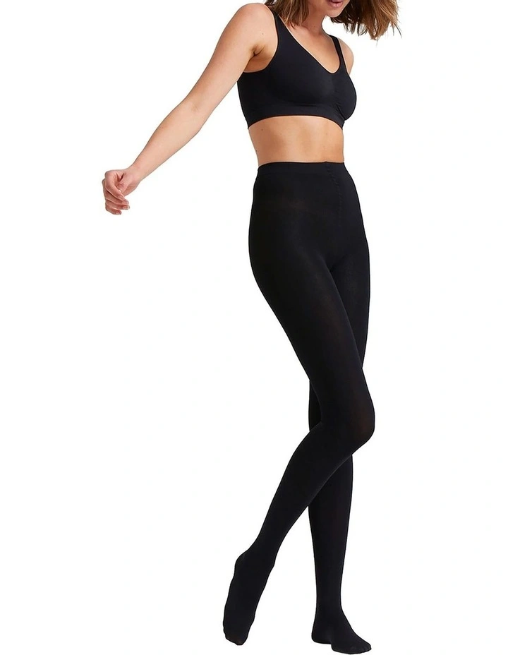 Totally Opaque 200 Denier Tight in Black