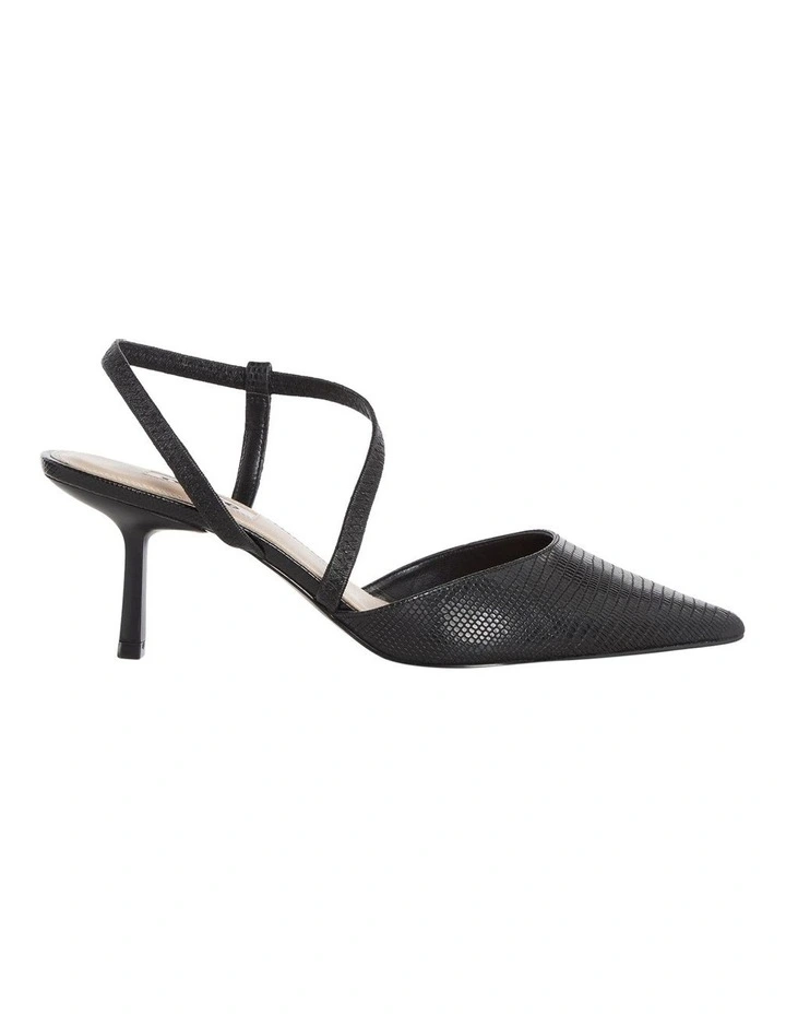 Colombia Court Shoe in Black