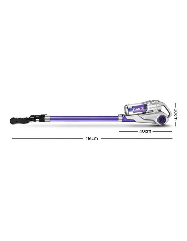 Cordless 150W Handstick Vacuum Cleaner Purple and Grey