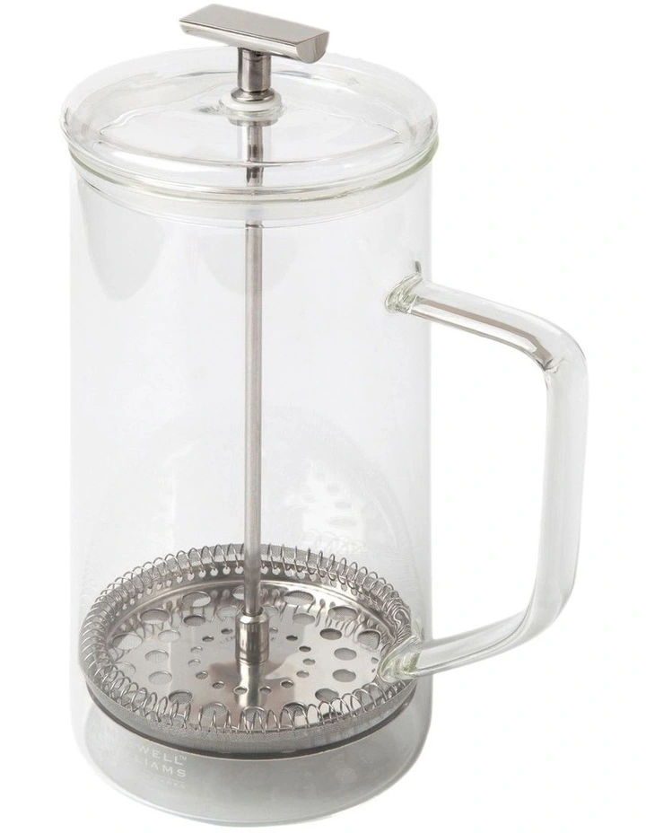 Gift Boxed Blend Sala Glass Plunger 1L in Clear