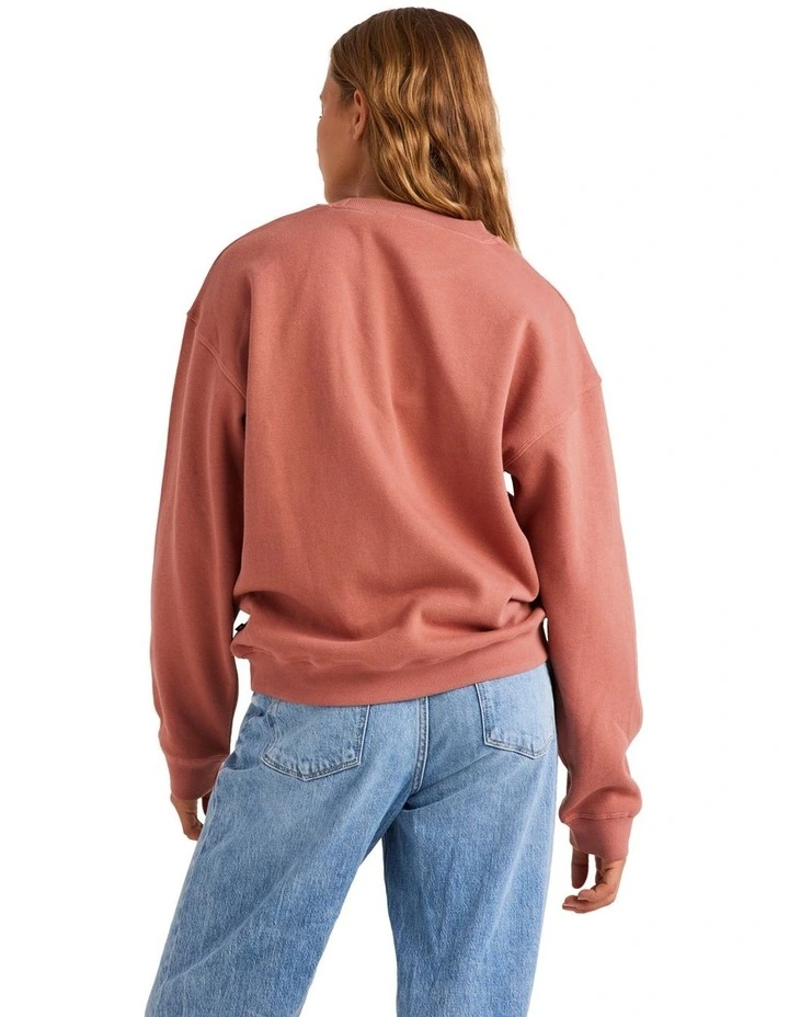 Endless Days Crew Sweater in Cedar Wood