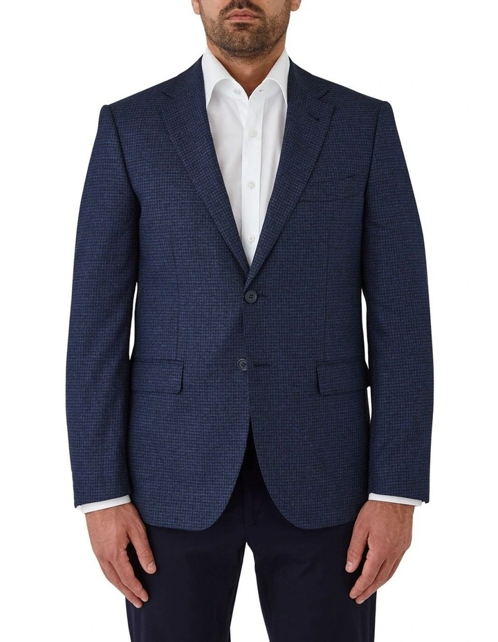 Angelo Tailored Fit Sports Jacket in Blue