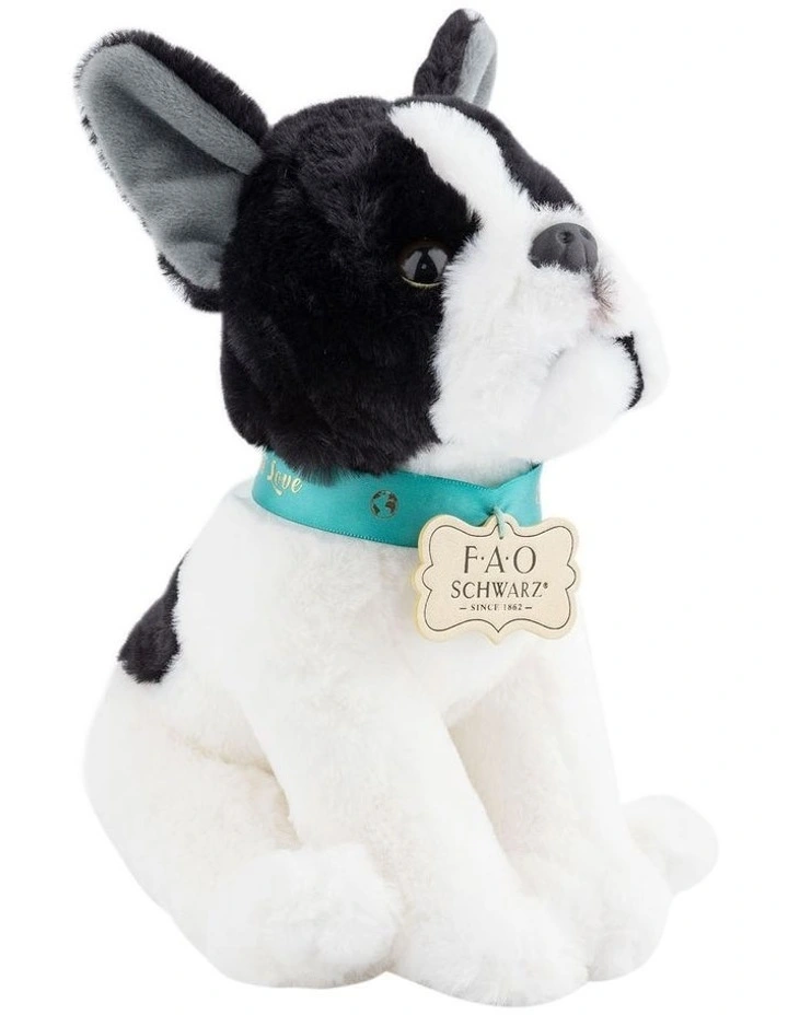 Recycled Bottle French Bulldog Plush Toy 25cm