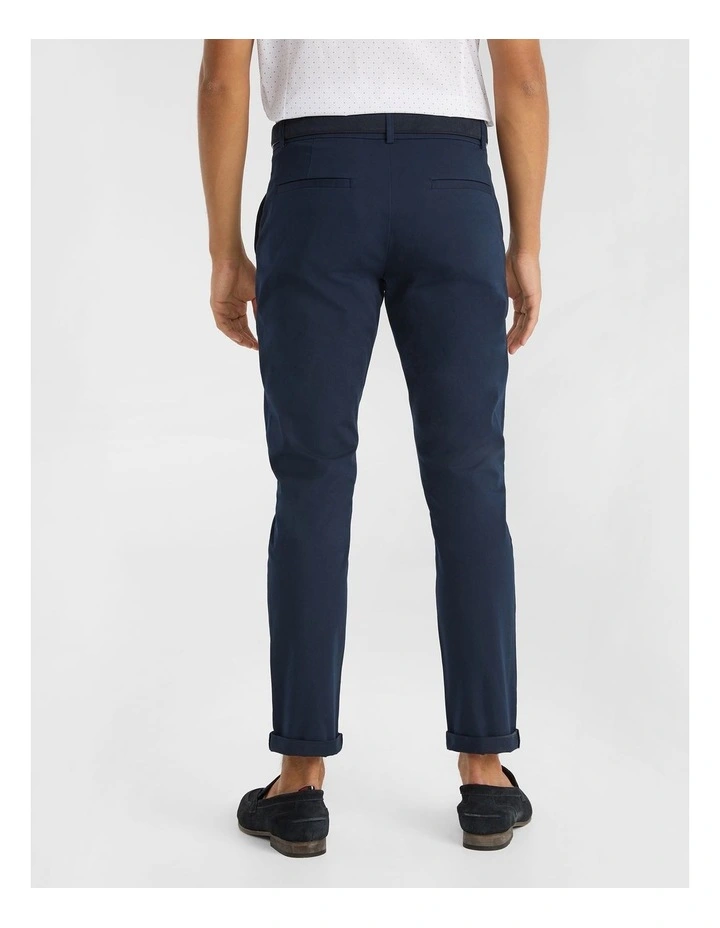 Danny Super Stretch Slim Chinos in Petrol