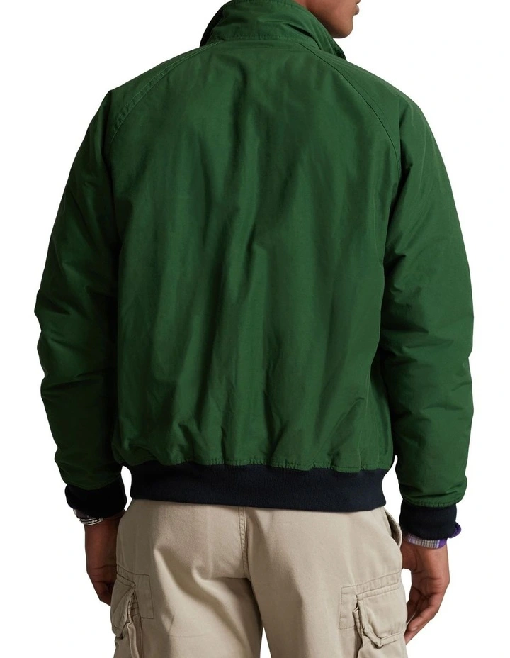 Raglan-Sleeve Jacket in Green
