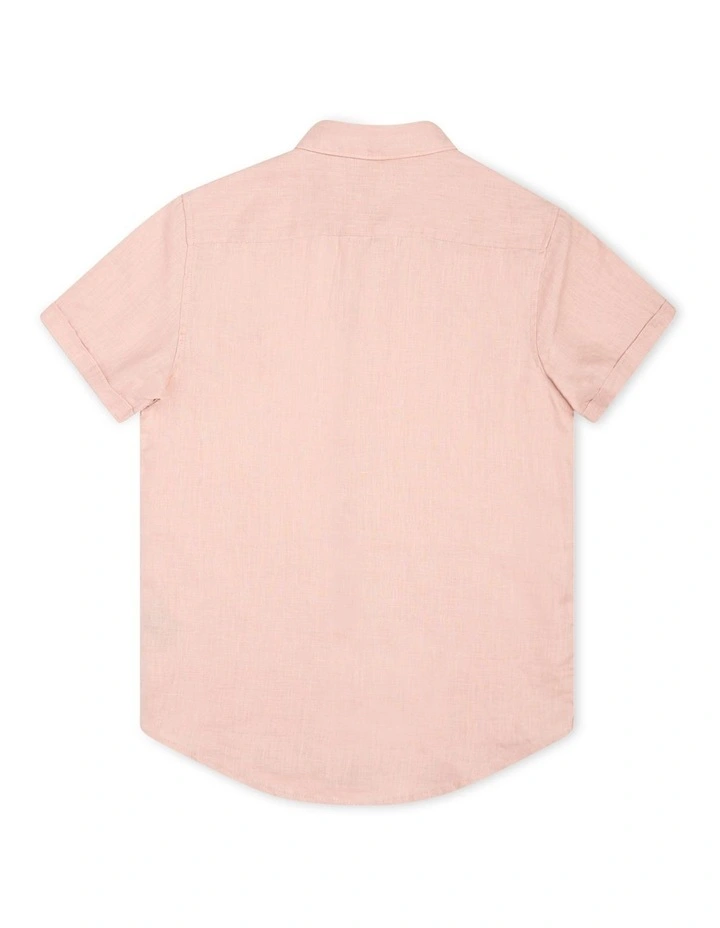 Tennyson Short Sleeve Shirt (8-16 years) in Blush