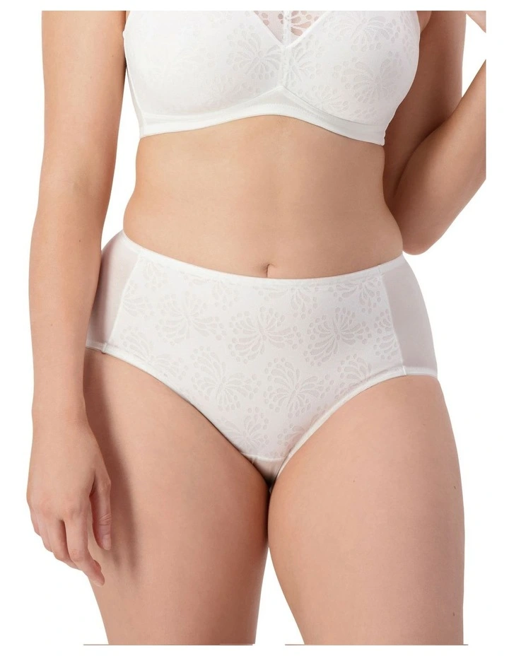 Lacy Minimiser Brief in White