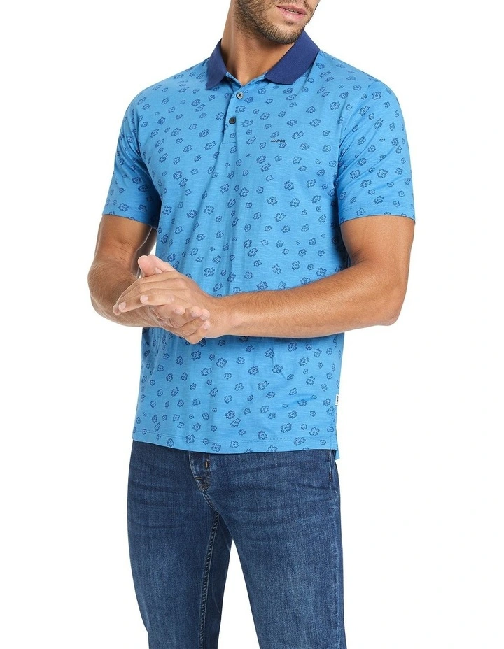 Sakura Polo in Blue