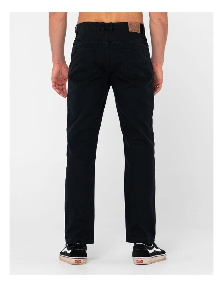The Bruce 5 Pocket Pant in Black