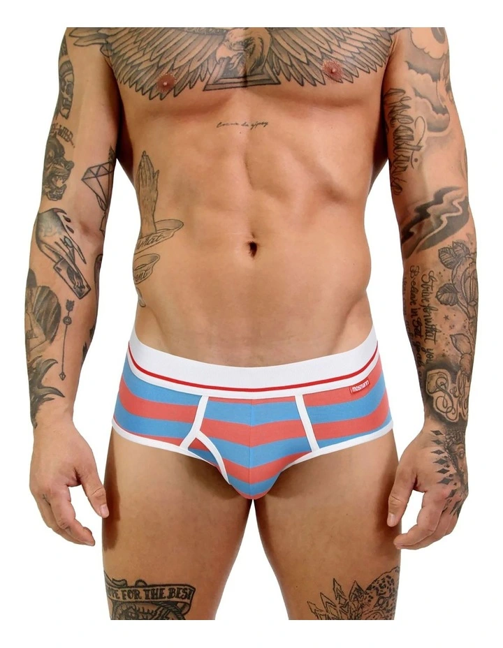 Mens Bamboo Brief in Multi