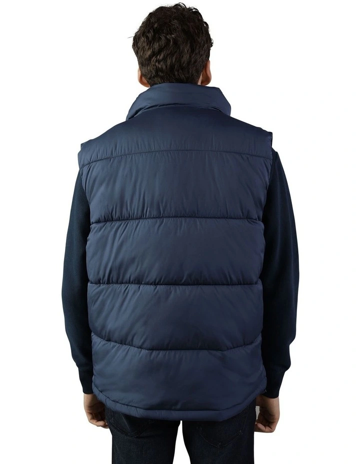 Big Puffer Vest Jacket in Midnight Sky