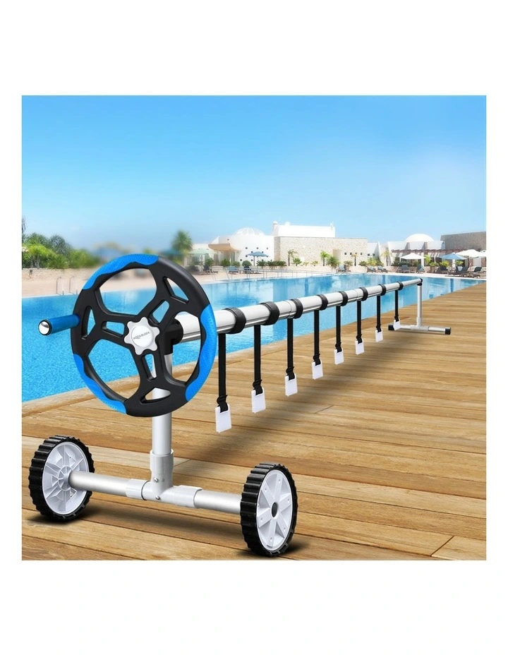 Swimming Pool Cover Roller in Blue