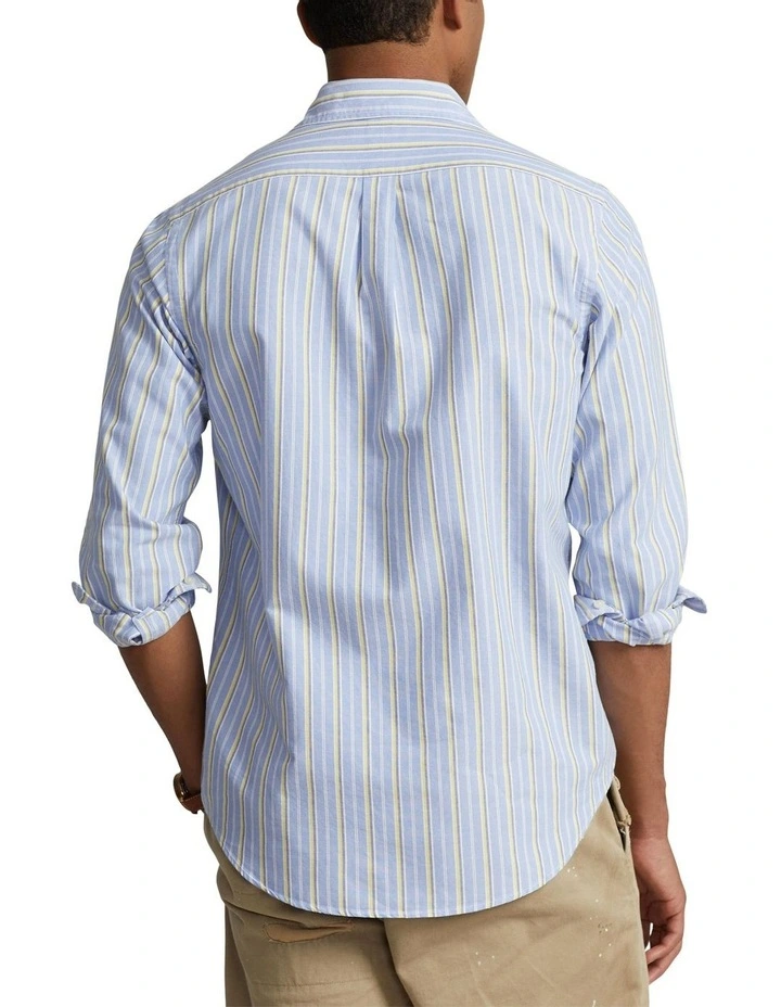 Classic Fit Striped Oxford Shirt in Multi
