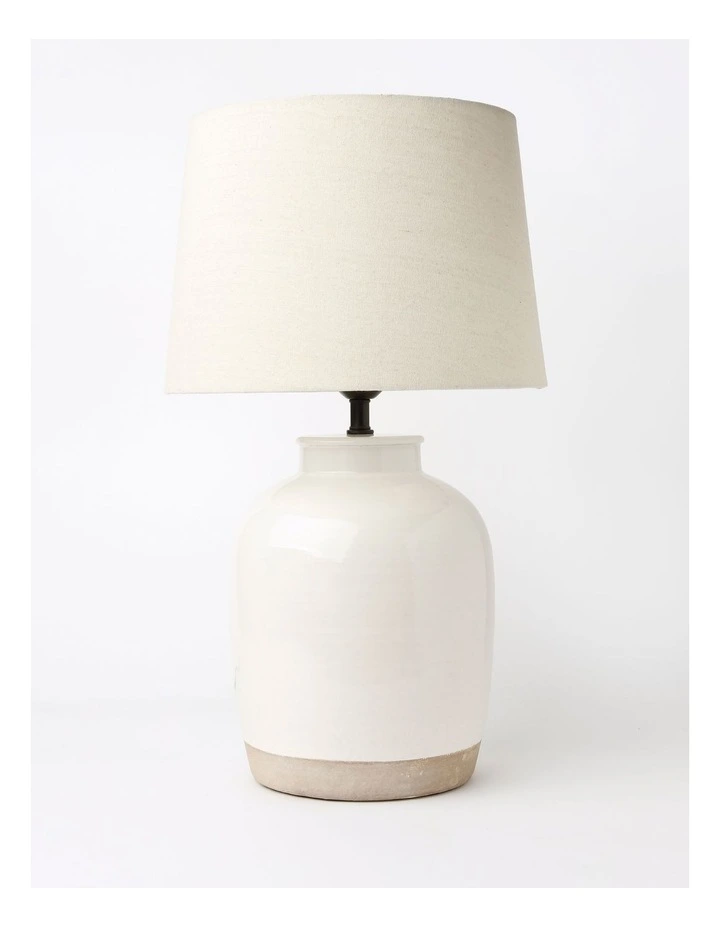 Sorento Ceramic Table Lamp in White