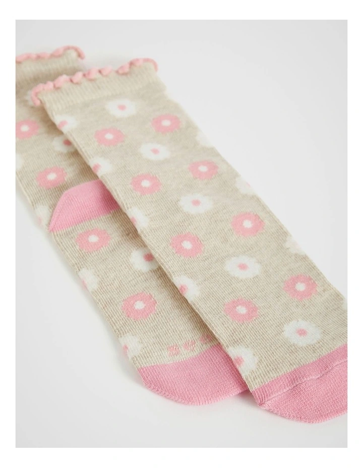 Flower Sock in Multi