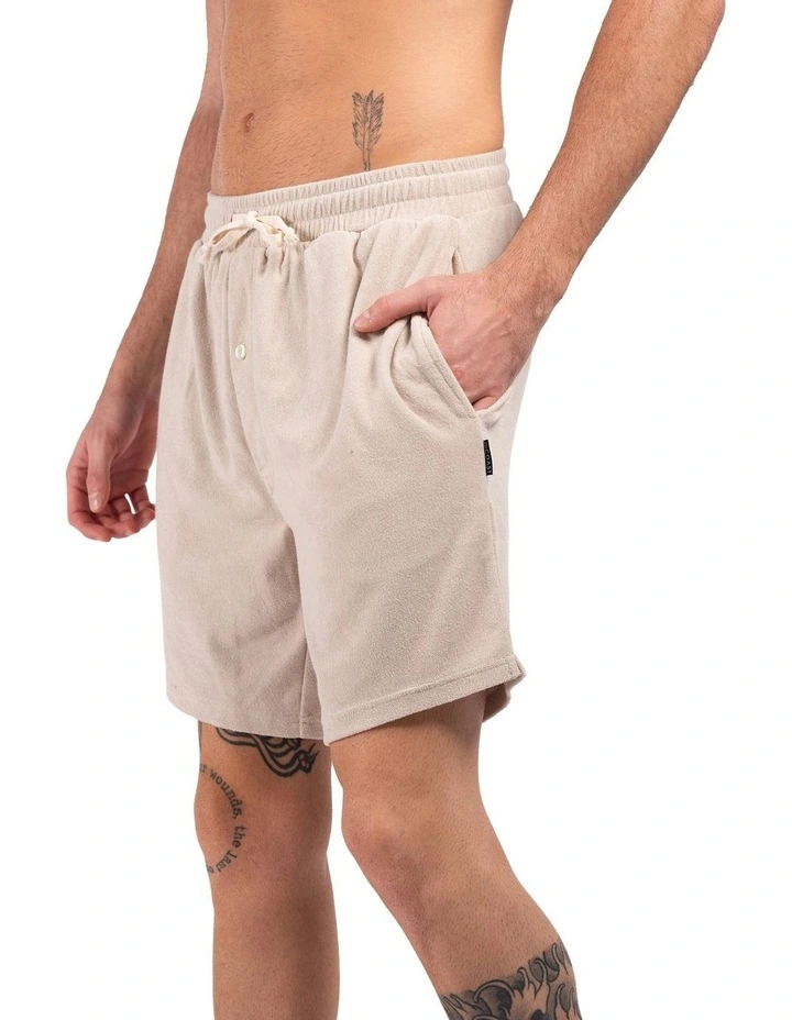 Terry Shorts in Sand