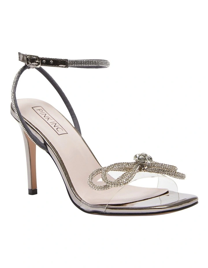 Holly Sandals In Pewter Metallic Silver