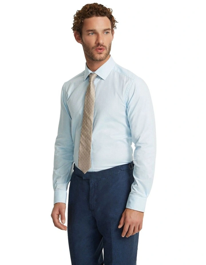 Beckton Dobby Shirt in Aqua