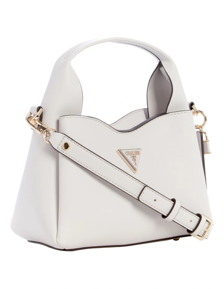 Iwona Top Zip Crossbody Bag in Dove