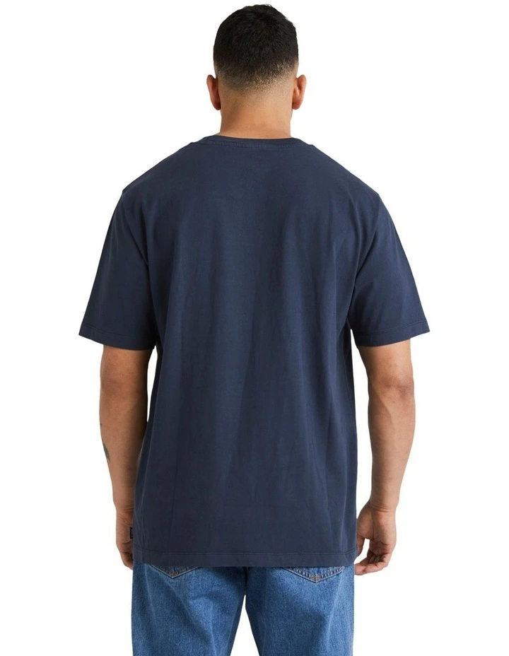 County T-shirt in Moody Blue