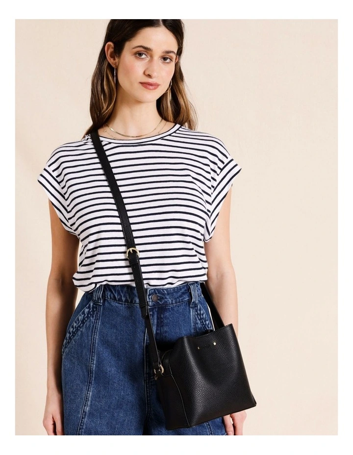 Toledo Black Crossbody Bag