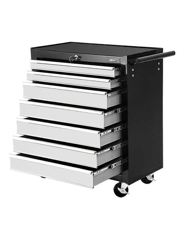 Tool Box Trolley Chest Cabinet 7 Drawers Cart Garage Toolbox Set