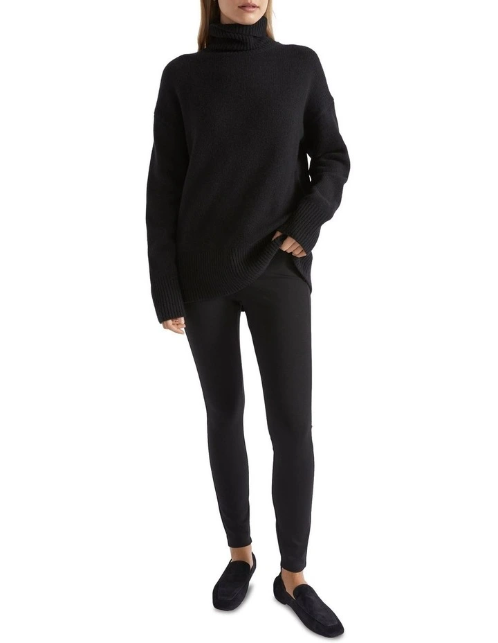 Ponte Legging in Black