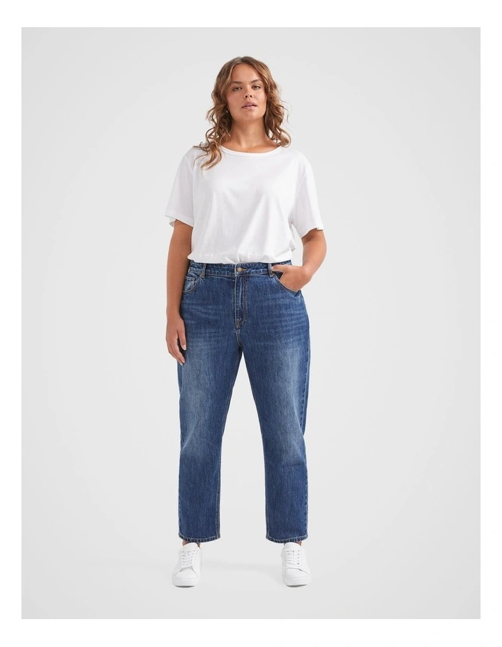 The Mid Rise Slim Jean In Dark Vintage
