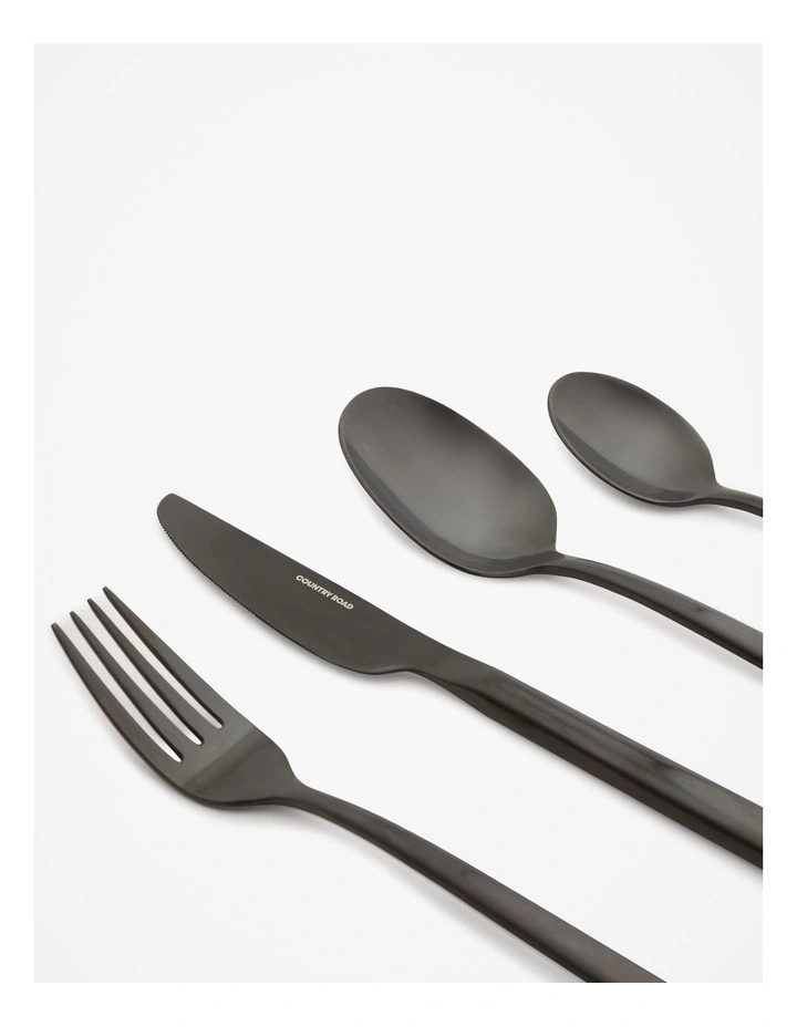 Nolan Graphite 16 Piece Cutlery Set in Graphite
