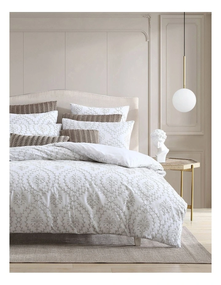 Morgan Quilt Cover Set in Cappuccino