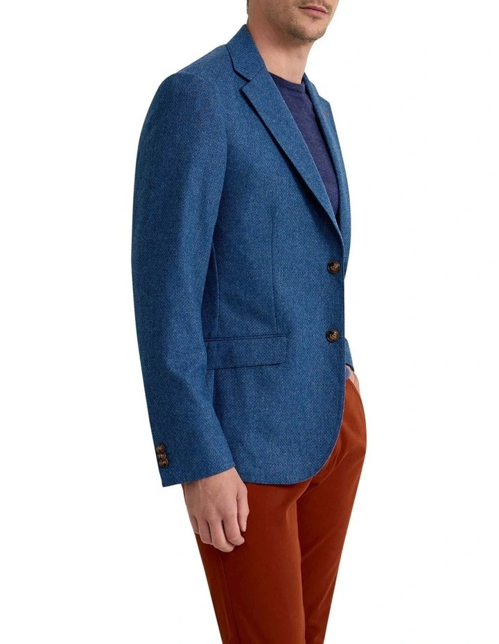 Milton Wool Rich Blazer in Blue