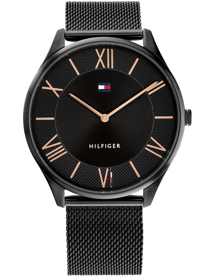 Becker Ionic Plated Steel Watch in Black