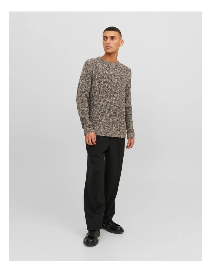 William Crew Neck Knit in Otter