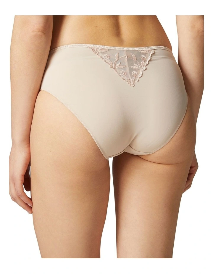 Andora High Waist Culotte Brief in Peau Rose