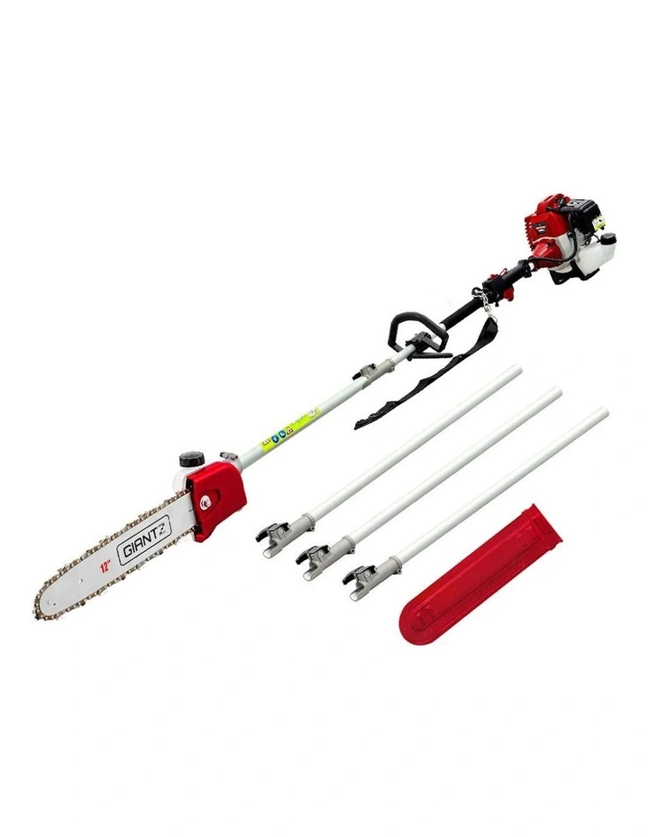 Giantz 62CC Pole Chainsaw Petrol Chain Saw Brush Cutter Brushcutter Tree